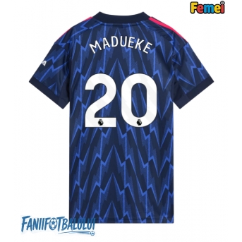 Arsenal Noni Madueke #20 Tricou Fotbal Replică 2025-26 Femei Deplasare